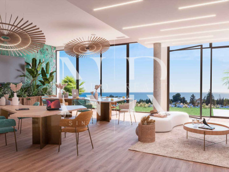Maison de ville à Mijas Costa avec vue sur la mer en cours de construction