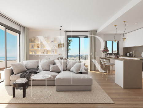 Ático en Estepona de nueva construcción con vistas panorámicas en venta