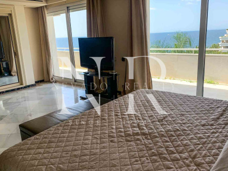 Apartamento con vistas frontales al mar en alquiler de larga temporada en Marbella