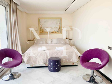 Apartamento con vistas frontales al mar en alquiler de larga temporada en Marbella