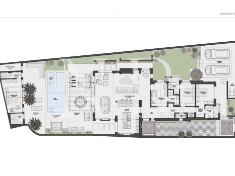 Villa next to the beach in urbanization Casablanca for sale