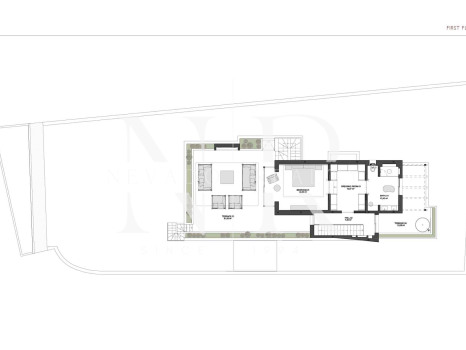 Villa next to the beach in urbanization Casablanca for sale