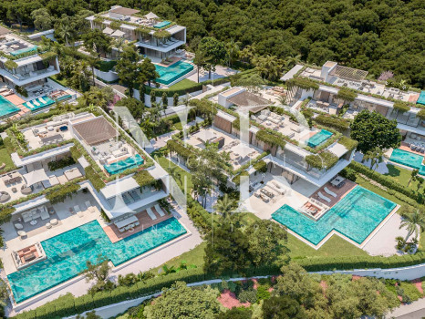 Newly built villa in Urbanisation Cascada de Camoján with panoramic sea views for sale