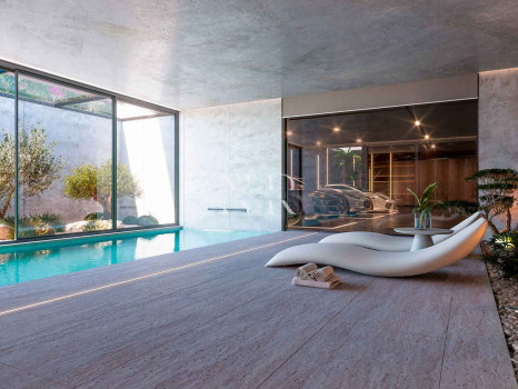 Newly built villa in Urbanisation Cascada de Camoján with panoramic sea views for sale