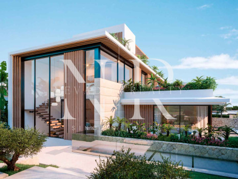 Newly built villa in Urbanisation Cascada de Camoján with panoramic sea views for sale