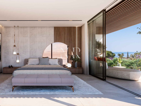 Newly built villa in Urbanisation Cascada de Camoján with panoramic sea views for sale