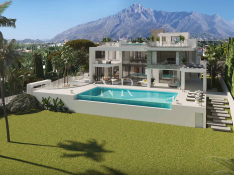 Plot in Cortijo de Nagüeles with project for a luxury villa for sale