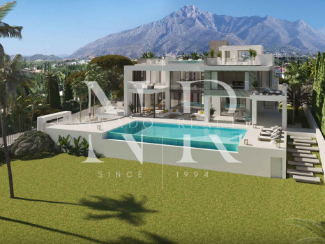 Plot in Cortijo de Nagüeles with project for a luxury villa for sale