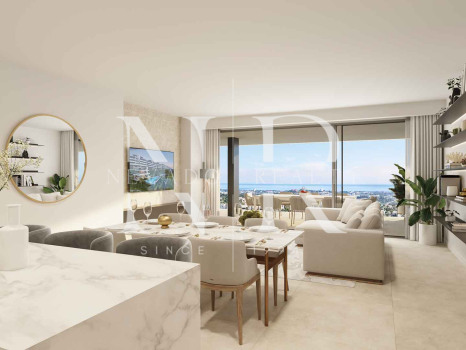 Appartement nouvellement construit à Benahavís avec vues panoramiques dans une communauté fermée à vendre