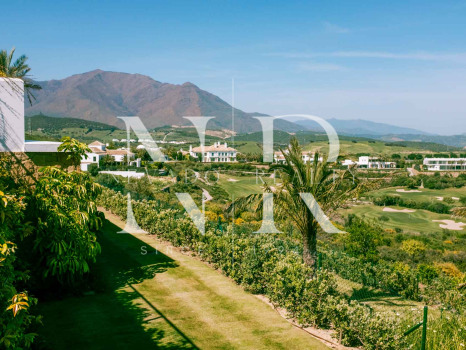 Villa in Finca Cortesin with panoramic sea views in Casares for sale