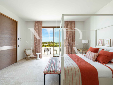 Villa in Finca Cortesin with panoramic sea views in Casares for sale