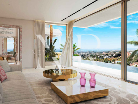 Ocho de Oro, Villas in Nueva Andalucía with panoramic views for sale