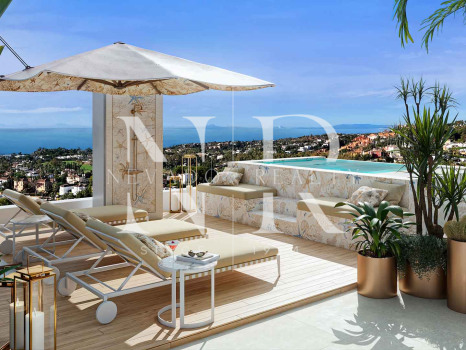 Ocho de Oro, Villas in Nueva Andalucía with panoramic views for sale