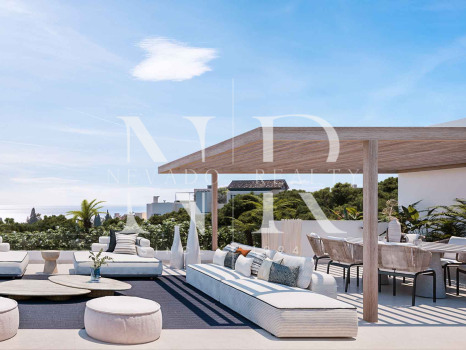 Promoción de villas en Urbanización Cascada de Camoján con vistas panorámicas al mar en venta