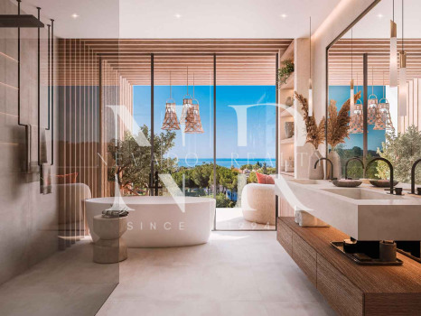 Promoción de villas en Urbanización Cascada de Camoján con vistas panorámicas al mar en venta