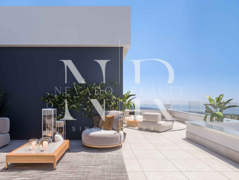 MedBlue, New build flats and penthouses in Altos de Los Monteros for sale