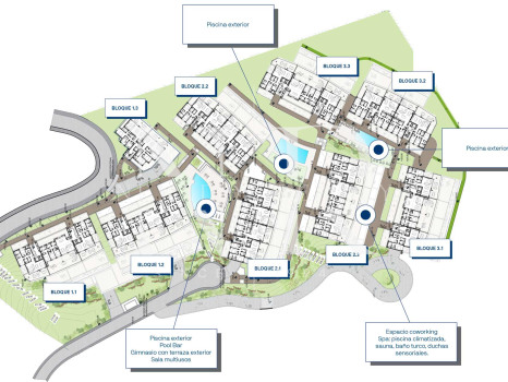MedBlue, New build flats and penthouses in Altos de Los Monteros for sale