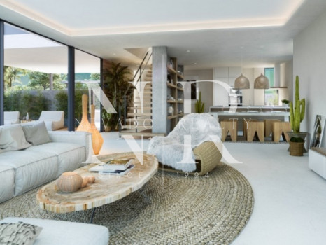6 brand new modern villas in Estepona on the first line of golf