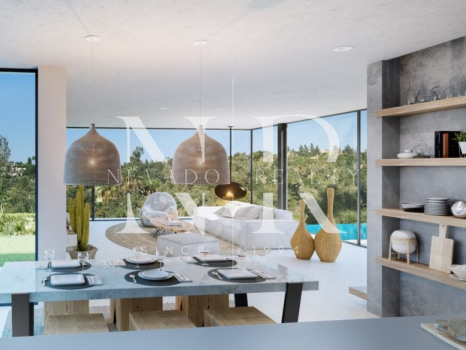 6 brand new modern villas in Estepona on the first line of golf