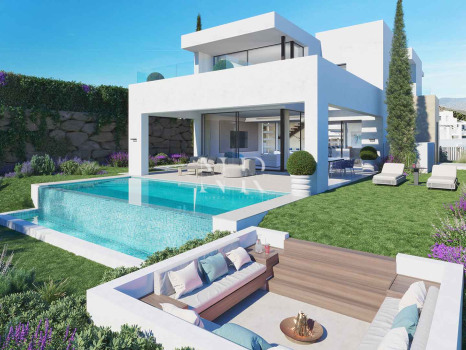 Une nouvelle collection de 10 villas de luxe en première ligne de golf à Estepona
