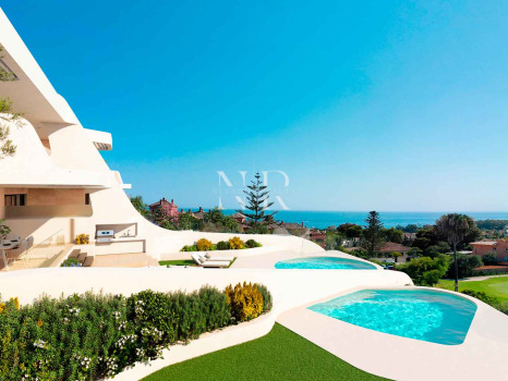 Golden Eight – Maisons mitoyennes avec vue mer à Artola Alta, Marbella à vendre