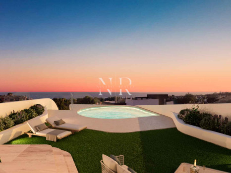 Golden Eight – Maisons mitoyennes avec vue mer à Artola Alta, Marbella à vendre