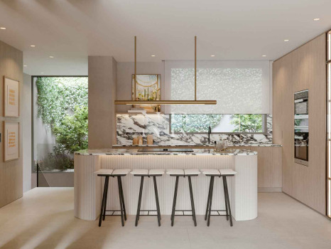Golden Eight – Maisons mitoyennes avec vue mer à Artola Alta, Marbella à vendre