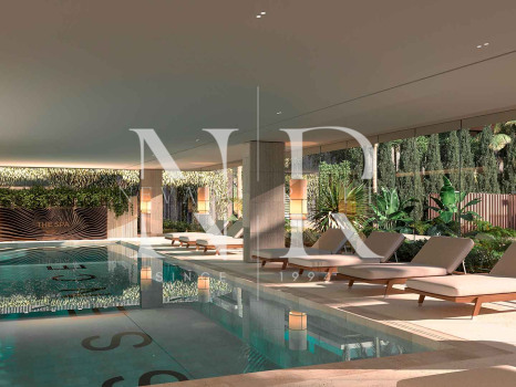 Essence Residences, apartments and penthouses under construction in Los Flamingos with sea views for sale
