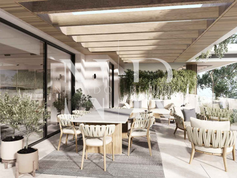 Essence Residences, apartments and penthouses under construction in Los Flamingos with sea views for sale