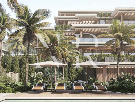 Essence Residences, apartments and penthouses under construction in Los Flamingos with sea views for sale