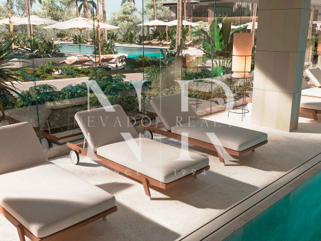 Essence Residences, apartments and penthouses under construction in Los Flamingos with sea views for sale