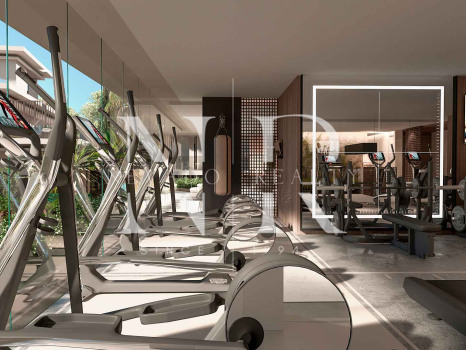 Essence Residences, apartments and penthouses under construction in Los Flamingos with sea views for sale
