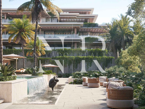 Essence Residences, apartments and penthouses under construction in Los Flamingos with sea views for sale
