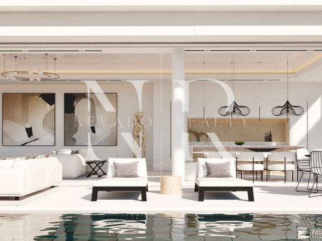 Villas under construction in El Real de la Quinta with panoramic sea views for sale