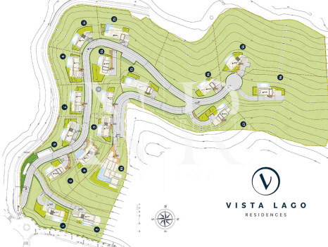 Villas under construction in El Real de la Quinta with panoramic sea views for sale