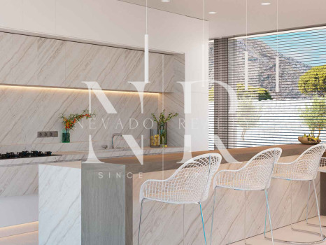 Villas under construction in El Real de la Quinta with panoramic sea views for sale