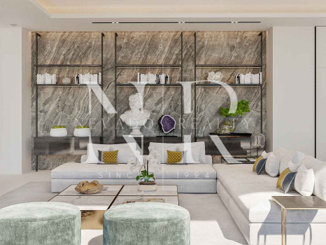 Villas under construction in El Real de la Quinta with panoramic sea views for sale