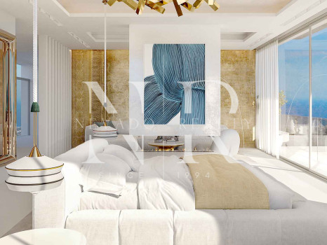 Villas under construction in El Real de la Quinta with panoramic sea views for sale