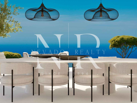 Villas under construction in El Real de la Quinta with panoramic sea views for sale