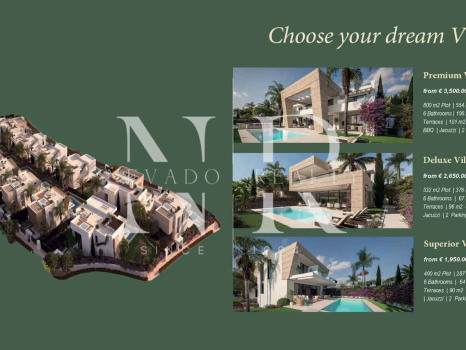 Development of villas for sale in Estepona