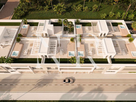 Development of apartments, townhouses and villas for sale in San Pedro beachside