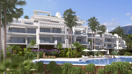 Unique resort with panoramic views and on-site leisure facilities minutes away from Marbella