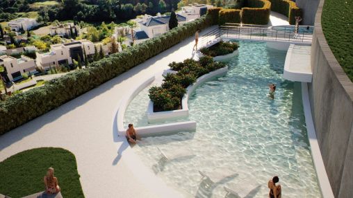 La Quinta, moderne Luxus-Wohnung mit Panoramablick auf das Meer in einer geschlossenen Gemeinschaft