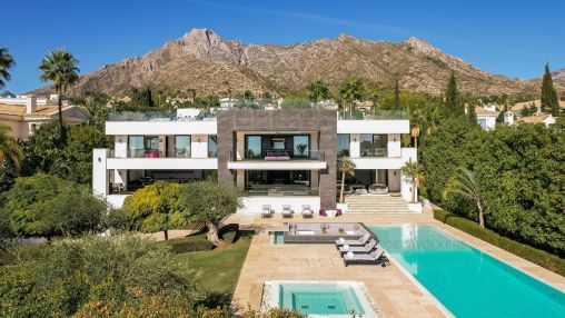 Sierra Blanca: atemberaubende moderne Villa mit Meerblick