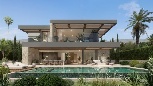 Luxury Villa under Construction in Los Monteros, Just a Few Steps from the Beach