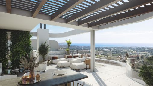 La Quinta, Modernes Penthouse mit Panoramablick auf das Meer