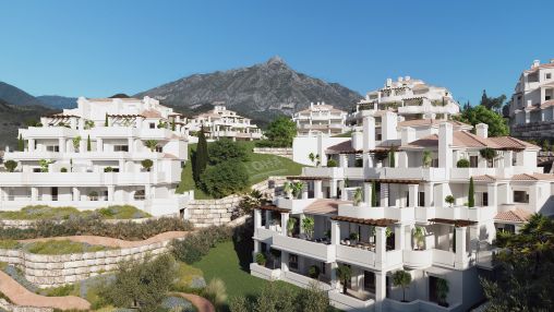 Nueva Andalucía: Genießen Sie ruhigen Komfort, 2-Zimmer-Wohnungen in einem städtischen Rückzugsort