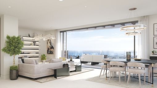 Benahavis: Luxus Penthouse mit Panorama Meerblick