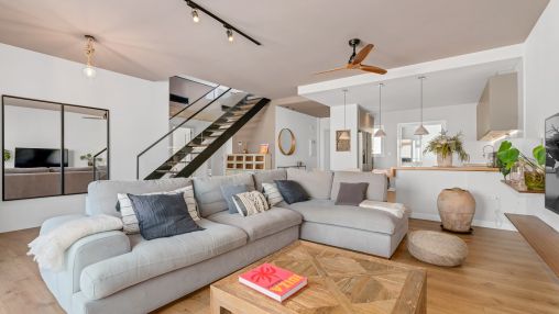 Goldene Meile: luxuriöses Duplex Penthouse mit 180º Blick
