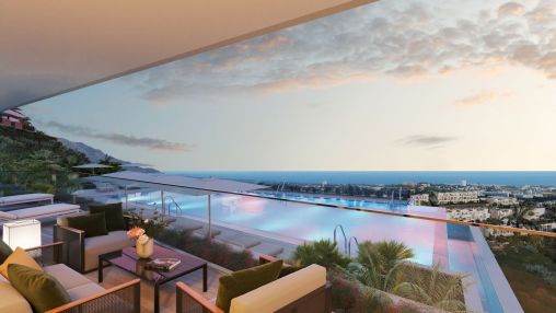 La Quinta Golf: Luxuriöse geräumige Wohnung mit Panoramablick auf das Mittelmeer